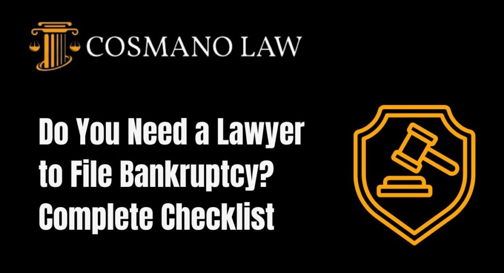Do You Need a Lawyer to File Bankruptcy